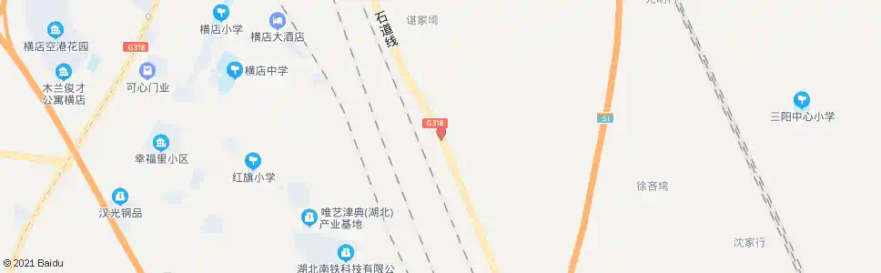 武汉318国道白家大湾_公交站地图_武汉公交_妙搜公交查询2025