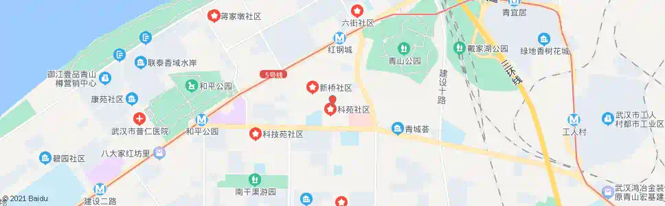 武汉建设五路冶金一街_公交站地图_武汉公交_妙搜公交查询2025