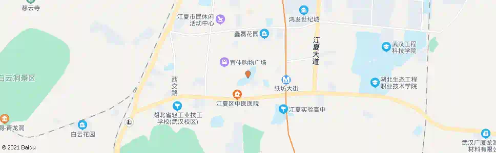 武汉江夏大道区第一初级中学_公交站地图_武汉公交_妙搜公交查询2025