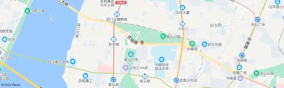 武汉武珞路阅马场_公交站地图_武汉公交_妙搜公交查询2025
