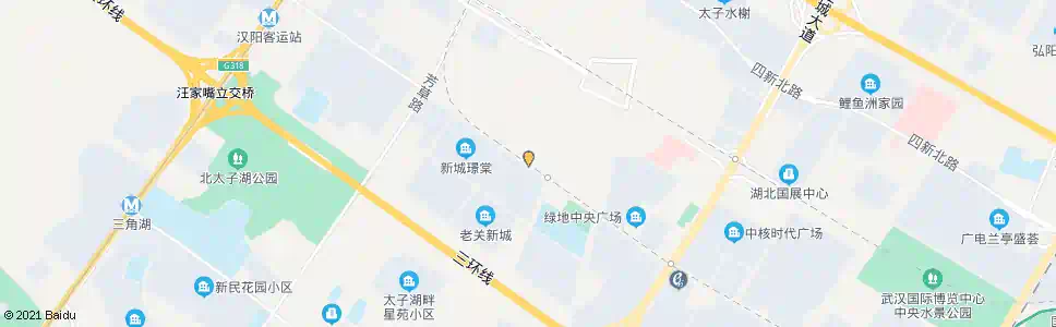 武汉四新南路四新中路_公交站地图_武汉公交_妙搜公交查询2025