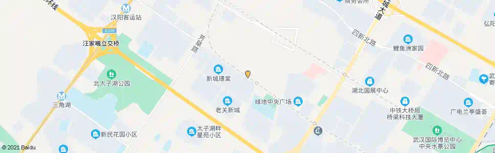 武汉四新中路四新南路_公交站地图_武汉公交_妙搜公交查询2025