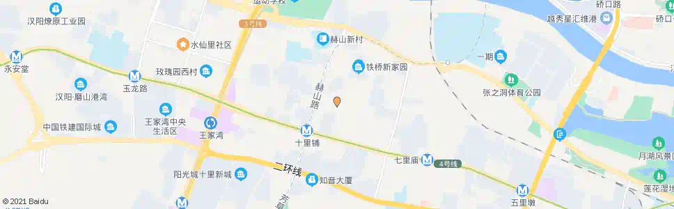 武汉百合街赫山路_公交站地图_武汉公交_妙搜公交查询2025