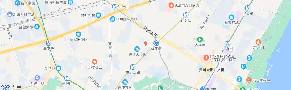 武汉江大路大江园_公交站地图_武汉公交_妙搜公交查询2025
