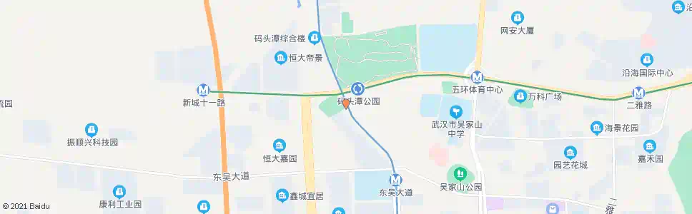 武汉七雄路轻轨站_公交站地图_武汉公交_妙搜公交查询2025