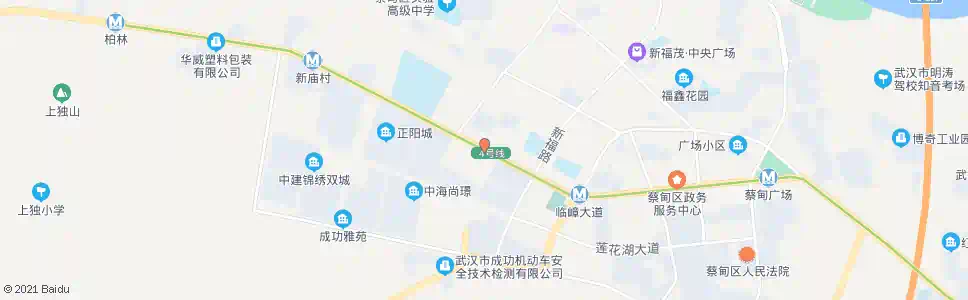 武汉蔡甸大街汉阳教育局_公交站地图_武汉公交_妙搜公交查询2025