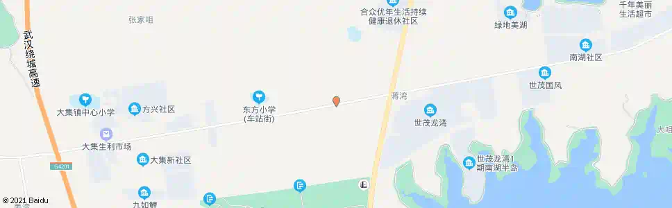 武汉天鹅湖大道小集_公交站地图_武汉公交_妙搜公交查询2025