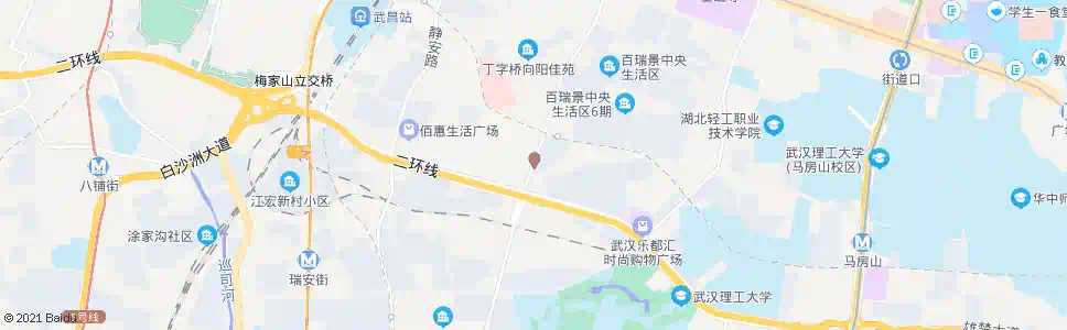武汉丁字桥路洪山村_公交站地图_武汉公交_妙搜公交查询2025