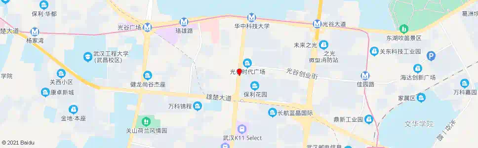 武汉关山大道关山街_公交站地图_武汉公交_妙搜公交查询2025