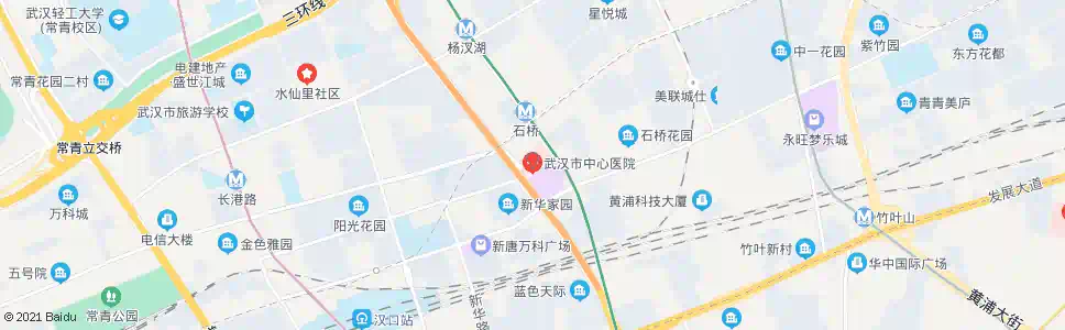 武汉姑嫂树路市中心医院后湖院区_公交站地图_武汉公交_妙搜公交查询2025