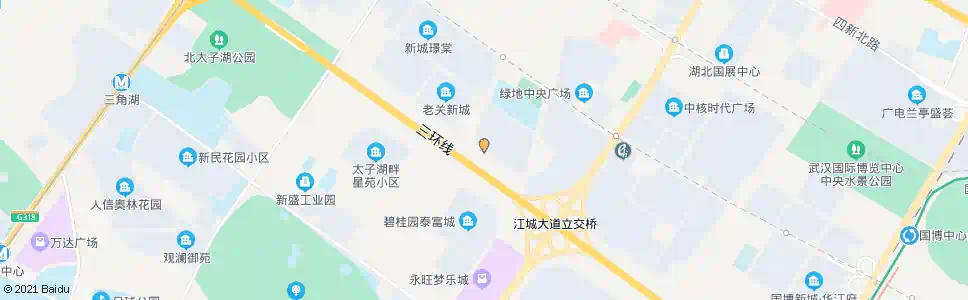 武汉芳草六街四新中路口_公交站地图_武汉公交_妙搜公交查询2025