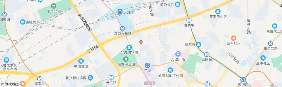 武汉星河天街_公交站地图_武汉公交_妙搜公交查询2025