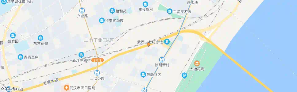 武汉发展大道二七横路_公交站地图_武汉公交_妙搜公交查询2025