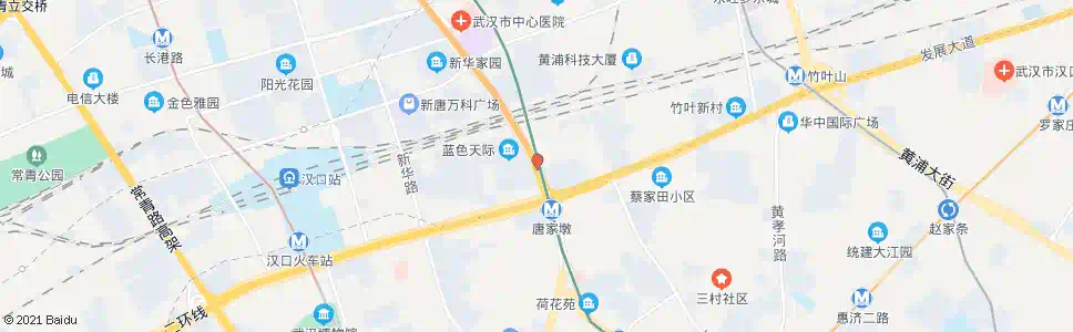 武汉唐家墩路地铁唐家墩路站_公交站地图_武汉公交_妙搜公交查询2025