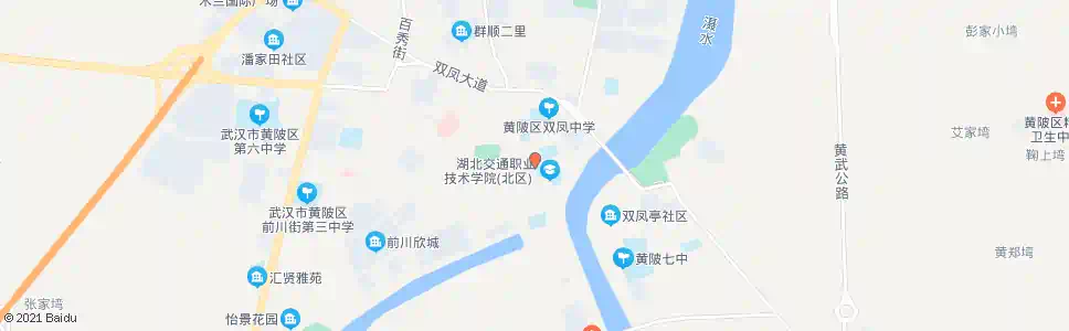 武汉前川大道光荣村_公交站地图_武汉公交_妙搜公交查询2025