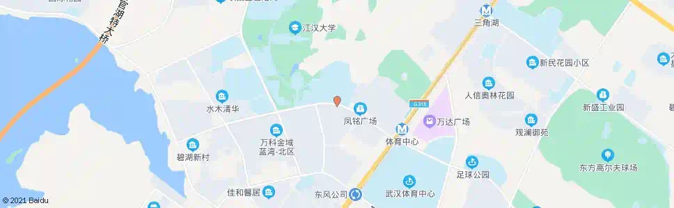 武汉三角湖路新江大_公交站地图_武汉公交_妙搜公交查询2025
