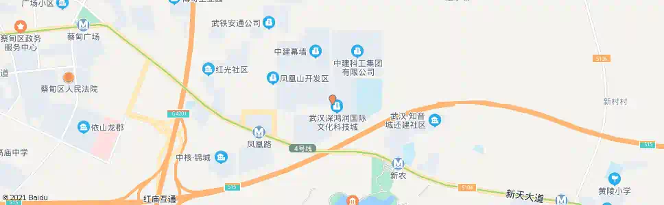 武汉五贤路深鸿润_公交站地图_武汉公交_妙搜公交查询2025