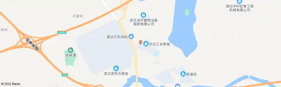 武汉临空港大道东光工业园_公交站地图_武汉公交_妙搜公交查询2025