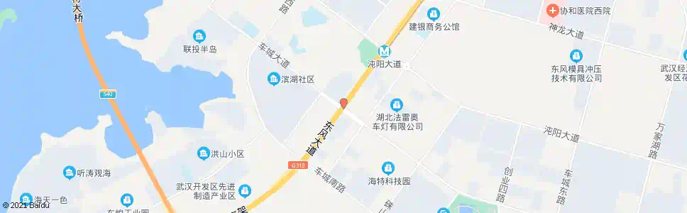 武汉东风大道车城大道_公交站地图_武汉公交_妙搜公交查询2025