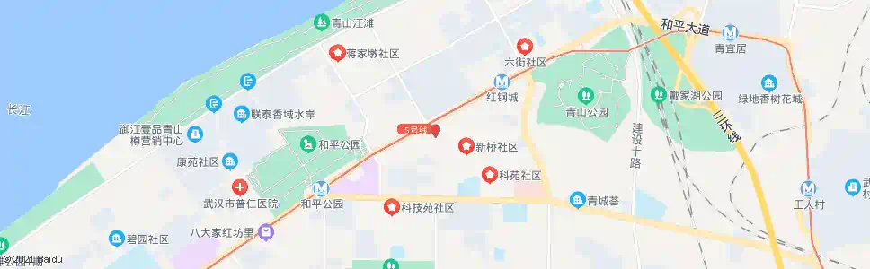 武汉工业二路市政侧街_公交站地图_武汉公交_妙搜公交查询2025