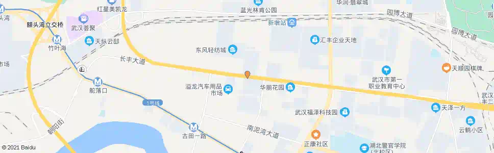 武汉长丰大道天勤花园_公交站地图_武汉公交_妙搜公交查询2025