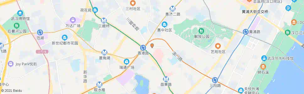 武汉澳门路惠济路_公交站地图_武汉公交_妙搜公交查询2025