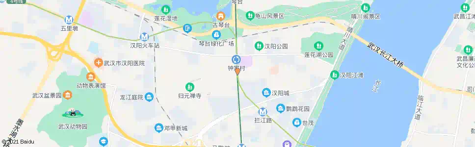 武汉鹦鹉大道地铁钟家村站_公交站地图_武汉公交_妙搜公交查询2025