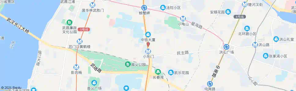 武汉中山路小东门_公交站地图_武汉公交_妙搜公交查询2025
