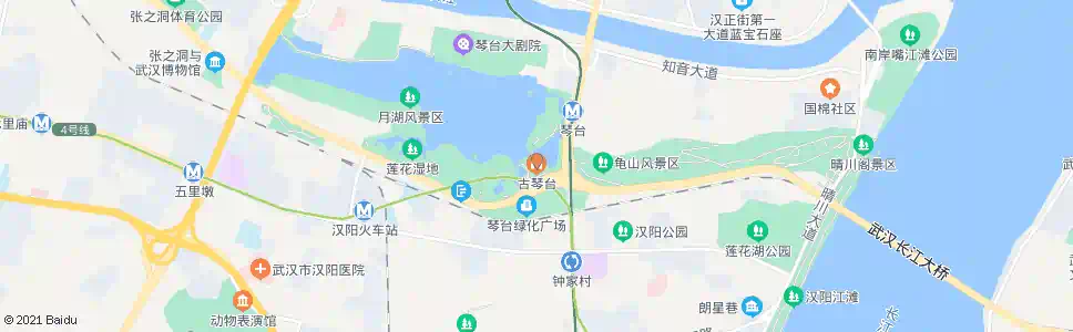 武汉鹦鹉大道古琴台_公交站地图_武汉公交_妙搜公交查询2025