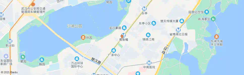 武汉中北路地铁青鱼嘴站_公交站地图_武汉公交_妙搜公交查询2025