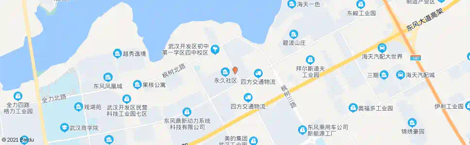 武汉枫树四路后官湖大道_公交站地图_武汉公交_妙搜公交查询2025