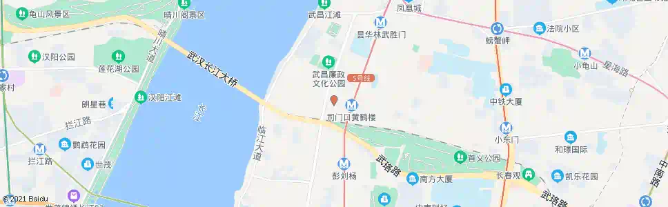 武汉粮道街司门口_公交站地图_武汉公交_妙搜公交查询2025