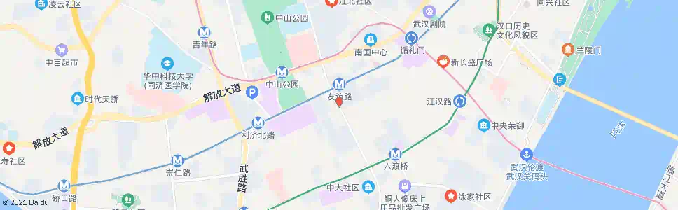 武汉友谊路自治街_公交站地图_武汉公交_妙搜公交查询2025