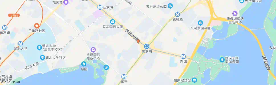 武汉徐东大道岳家嘴_公交站地图_武汉公交_妙搜公交查询2025
