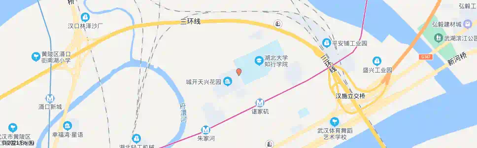 武汉兴盛路湖大知行学院_公交站地图_武汉公交_妙搜公交查询2025