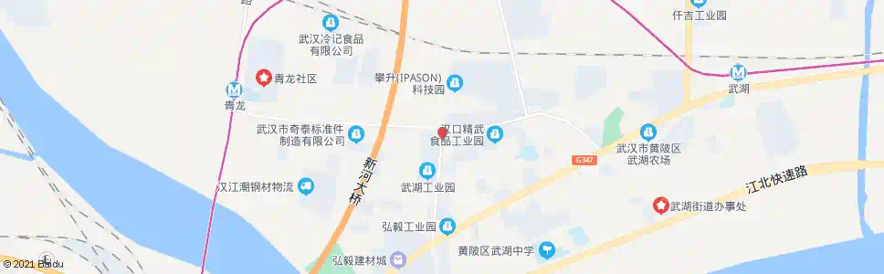 武汉武湖大道发展路_公交站地图_武汉公交_妙搜公交查询2025