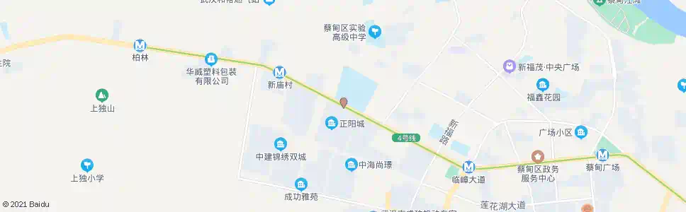 武汉蔡甸大街汉阳一中_公交站地图_武汉公交_妙搜公交查询2025