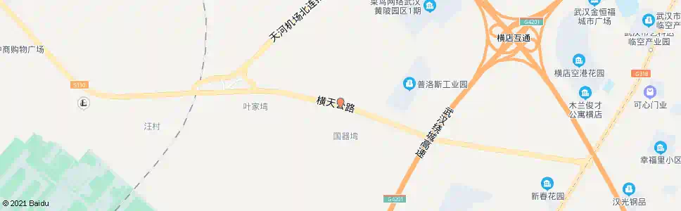 武汉横天公路新建村_公交站地图_武汉公交_妙搜公交查询2025