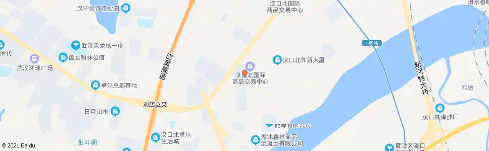 武汉汉口北大道农贸城西站_公交站地图_武汉公交_妙搜公交查询2025