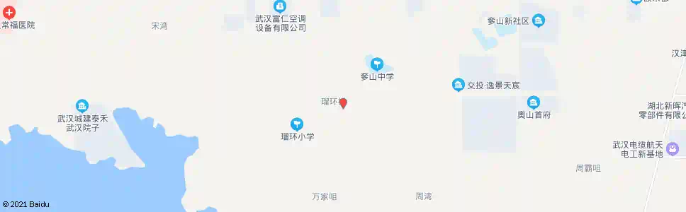 武汉百灵路曾家老湾_公交站地图_武汉公交_妙搜公交查询2025