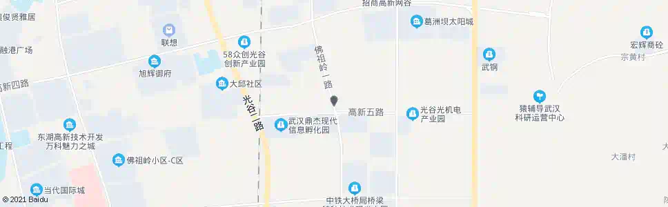 武汉佛祖岭一路高新五路_公交站地图_武汉公交_妙搜公交查询2025