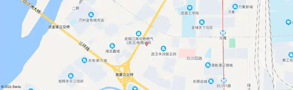 武汉白沙四路凌吴墩_公交站地图_武汉公交_妙搜公交查询2025