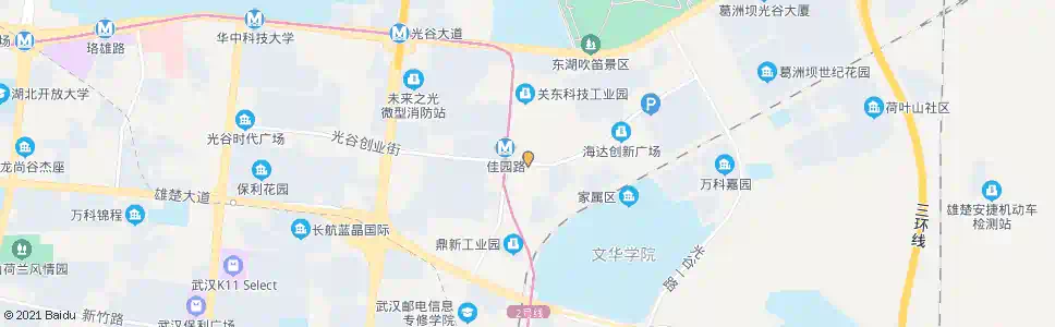 武汉创业街佳园路口_公交站地图_武汉公交_妙搜公交查询2025
