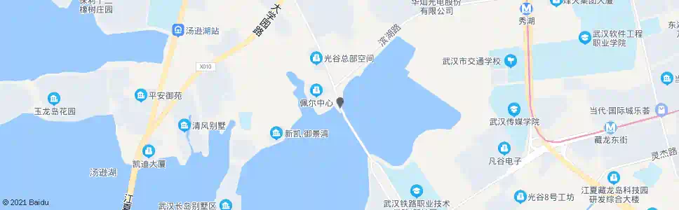 武汉藏龙大道滨湖路_公交站地图_武汉公交_妙搜公交查询2025