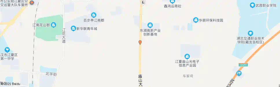 武汉花山大道土库湾_公交站地图_武汉公交_妙搜公交查询2025