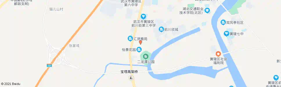 武汉人民道二龙潭公园_公交站地图_武汉公交_妙搜公交查询2025