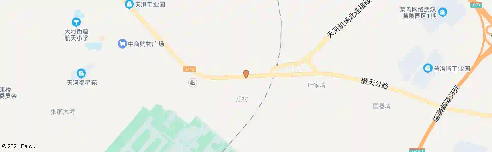 武汉横天公路中杨湾_公交站地图_武汉公交_妙搜公交查询2025