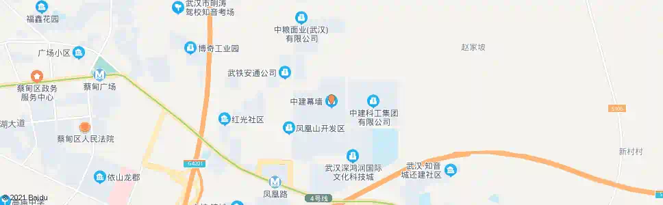 武汉五贤路中建幕墙_公交站地图_武汉公交_妙搜公交查询2025