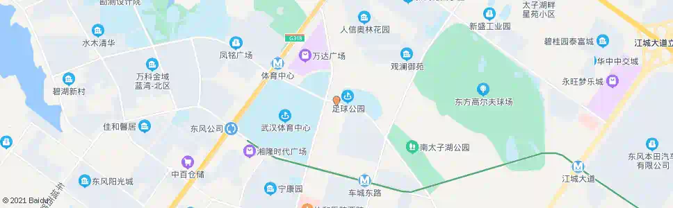 武汉沌口体育中心停车场_公交站地图_武汉公交_妙搜公交查询2025
