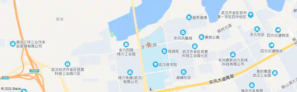 武汉全力北路全力三路_公交站地图_武汉公交_妙搜公交查询2025